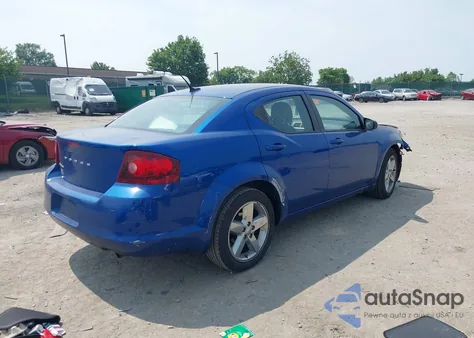 2013 Dodge Avenger Se from USA, damaged, VIN 1C3CDZAB9DN687871